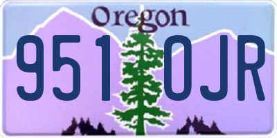 OR license plate 951OJR