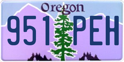 OR license plate 951PEH