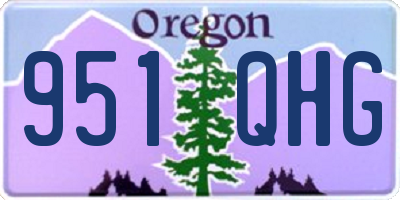 OR license plate 951QHG