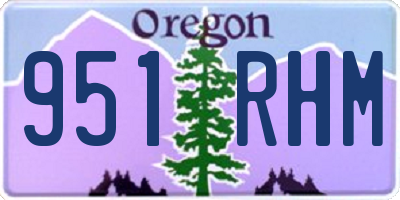OR license plate 951RHM