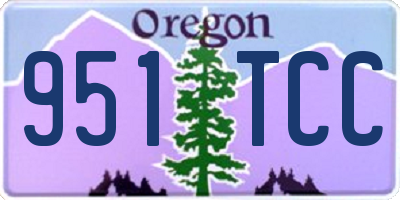 OR license plate 951TCC
