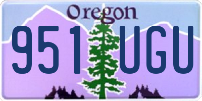 OR license plate 951UGU