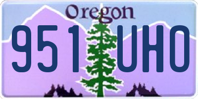 OR license plate 951UHO
