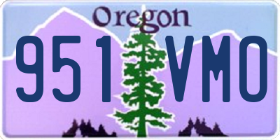 OR license plate 951VMO