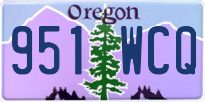 OR license plate 951WCQ