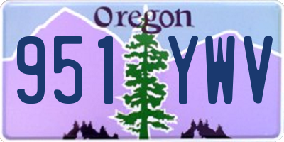 OR license plate 951YWV