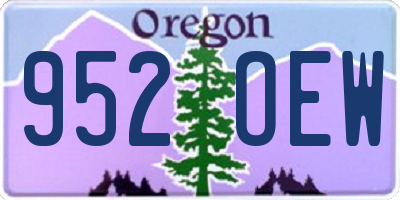 OR license plate 952OEW