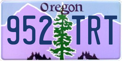 OR license plate 952TRT