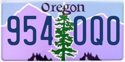 OR license plate 954OQO
