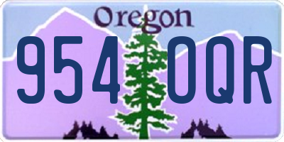 OR license plate 954OQR