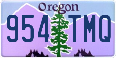 OR license plate 954TMQ