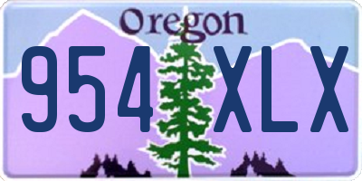 OR license plate 954XLX