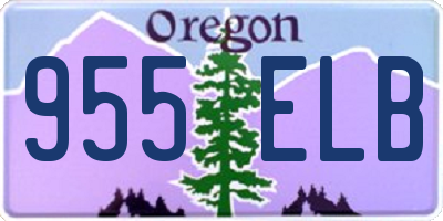 OR license plate 955ELB