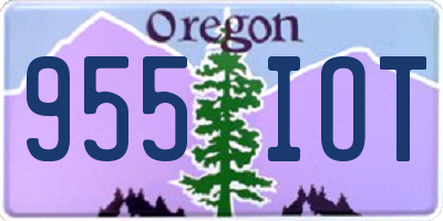 OR license plate 955IOT