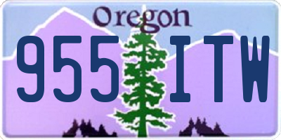 OR license plate 955ITW