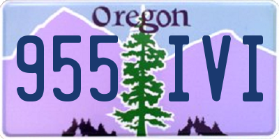OR license plate 955IVI