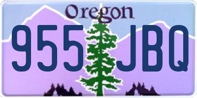 OR license plate 955JBQ