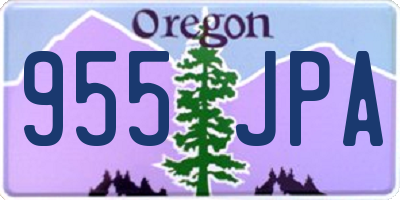 OR license plate 955JPA