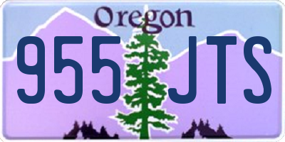 OR license plate 955JTS