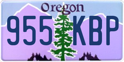 OR license plate 955KBP