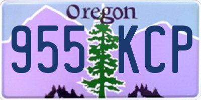 OR license plate 955KCP