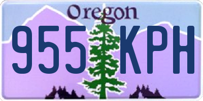 OR license plate 955KPH