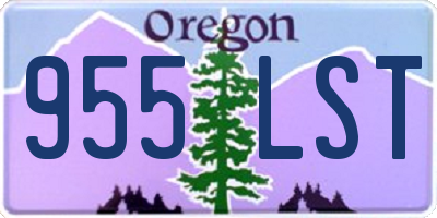 OR license plate 955LST
