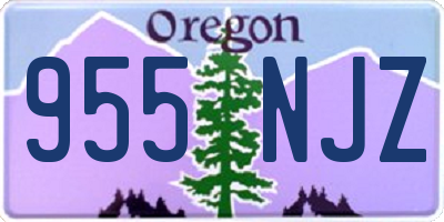 OR license plate 955NJZ