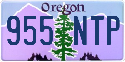 OR license plate 955NTP