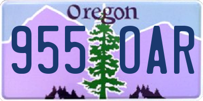 OR license plate 955OAR