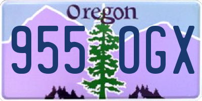 OR license plate 955OGX