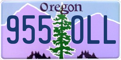 OR license plate 955OLL