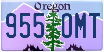 OR license plate 955OMT
