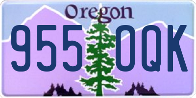 OR license plate 955OQK