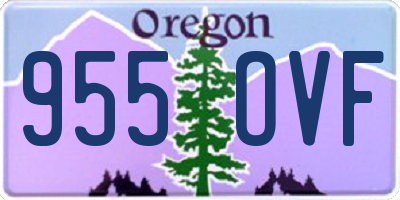 OR license plate 955OVF