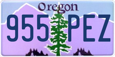 OR license plate 955PEZ