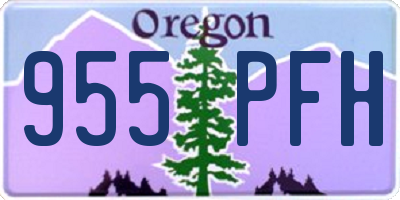 OR license plate 955PFH