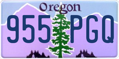 OR license plate 955PGQ