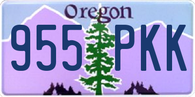 OR license plate 955PKK