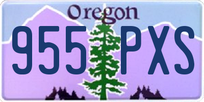 OR license plate 955PXS