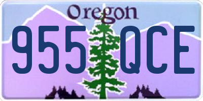 OR license plate 955QCE