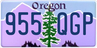 OR license plate 955QGP
