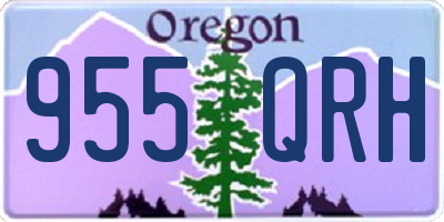 OR license plate 955QRH
