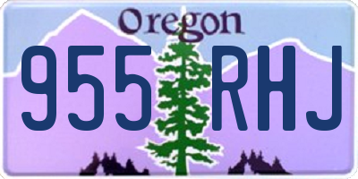 OR license plate 955RHJ