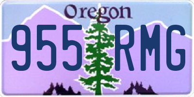 OR license plate 955RMG