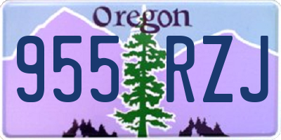OR license plate 955RZJ