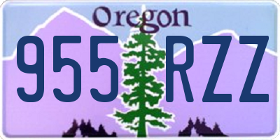 OR license plate 955RZZ