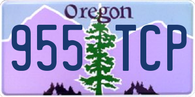 OR license plate 955TCP