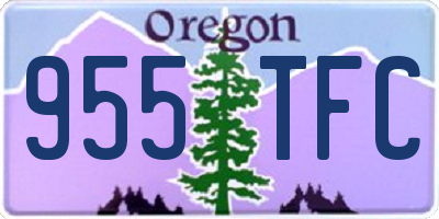 OR license plate 955TFC
