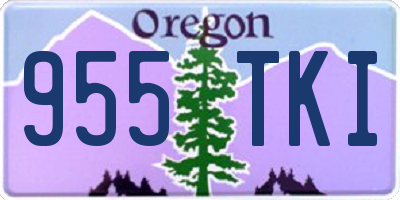 OR license plate 955TKI